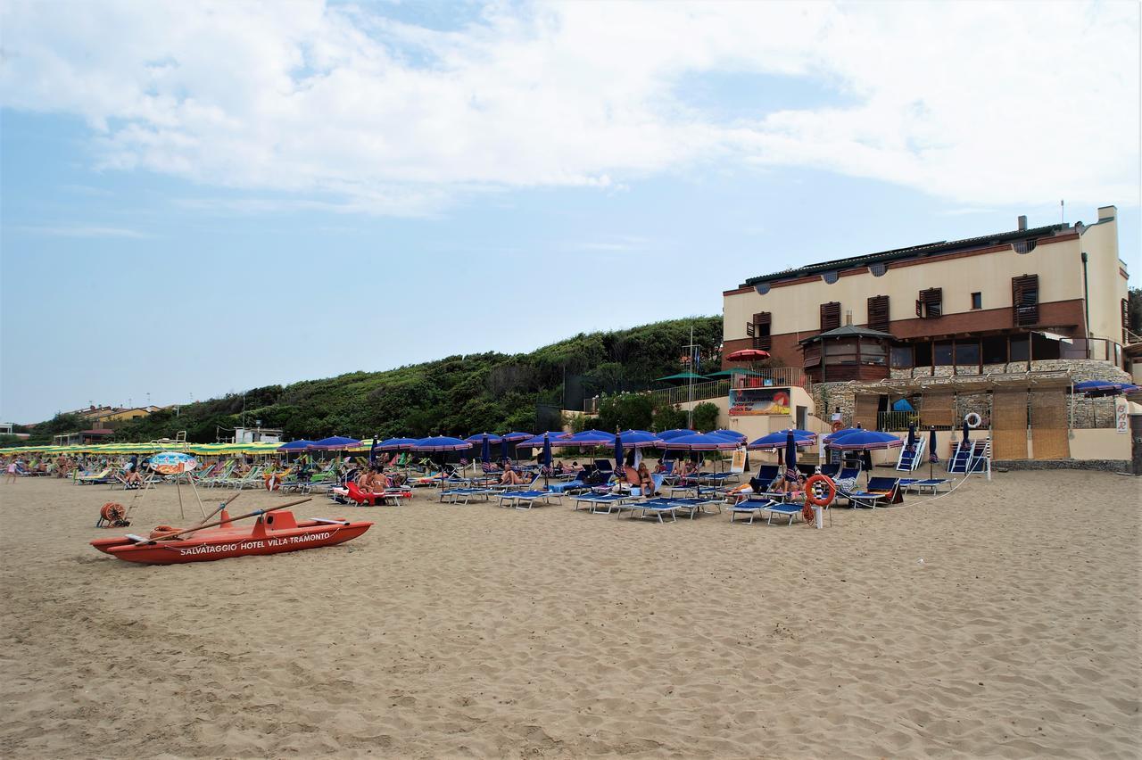 Hotel Villa Tramonto Direttamente Sul Mare San Vincenzo Kültér fotó